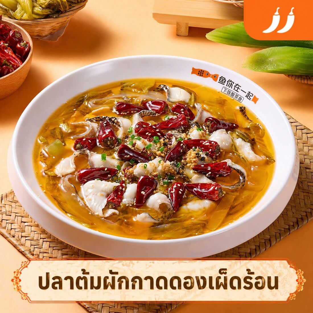 ปลาต้มผักกาดดองเผ็ดร้อนสูตรเด็ด
